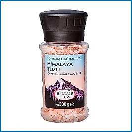 Billur Tuz Himalaya Tuz Sofrada Öğütme 200 g