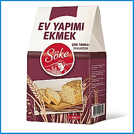 Söke Ev Yapımı Ekmek Çok Tahıllı Un Karışım 500 g