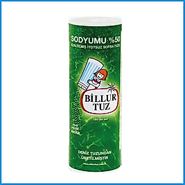 Billur Tuz Sodyumu %50 Azaltılmış İyotsuz 500 g