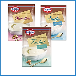 Dr.Oetker Sütlaç 156 g Muhallebi 196 g Keşkül 139 g