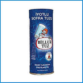 Billur İyotlu Sofra Tuz 500 g