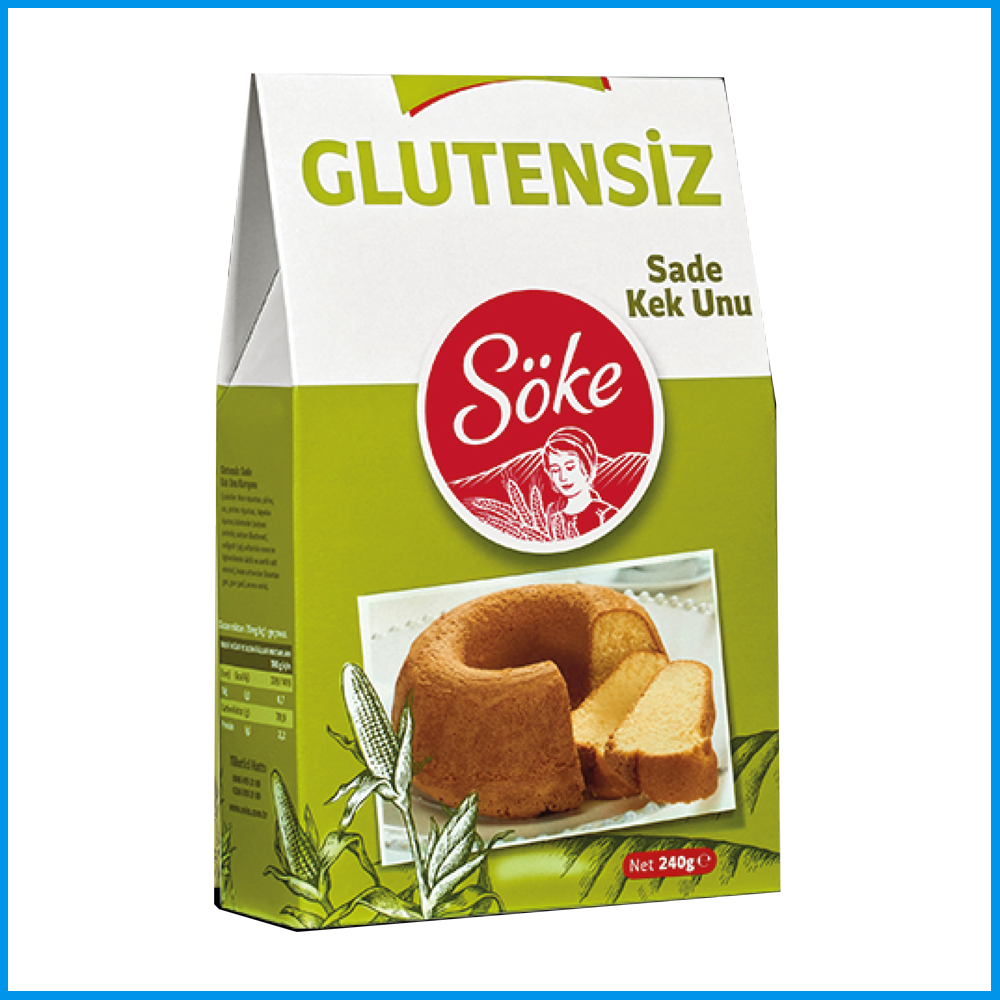 Söke Glutensiz Sade Kek Un 240 g