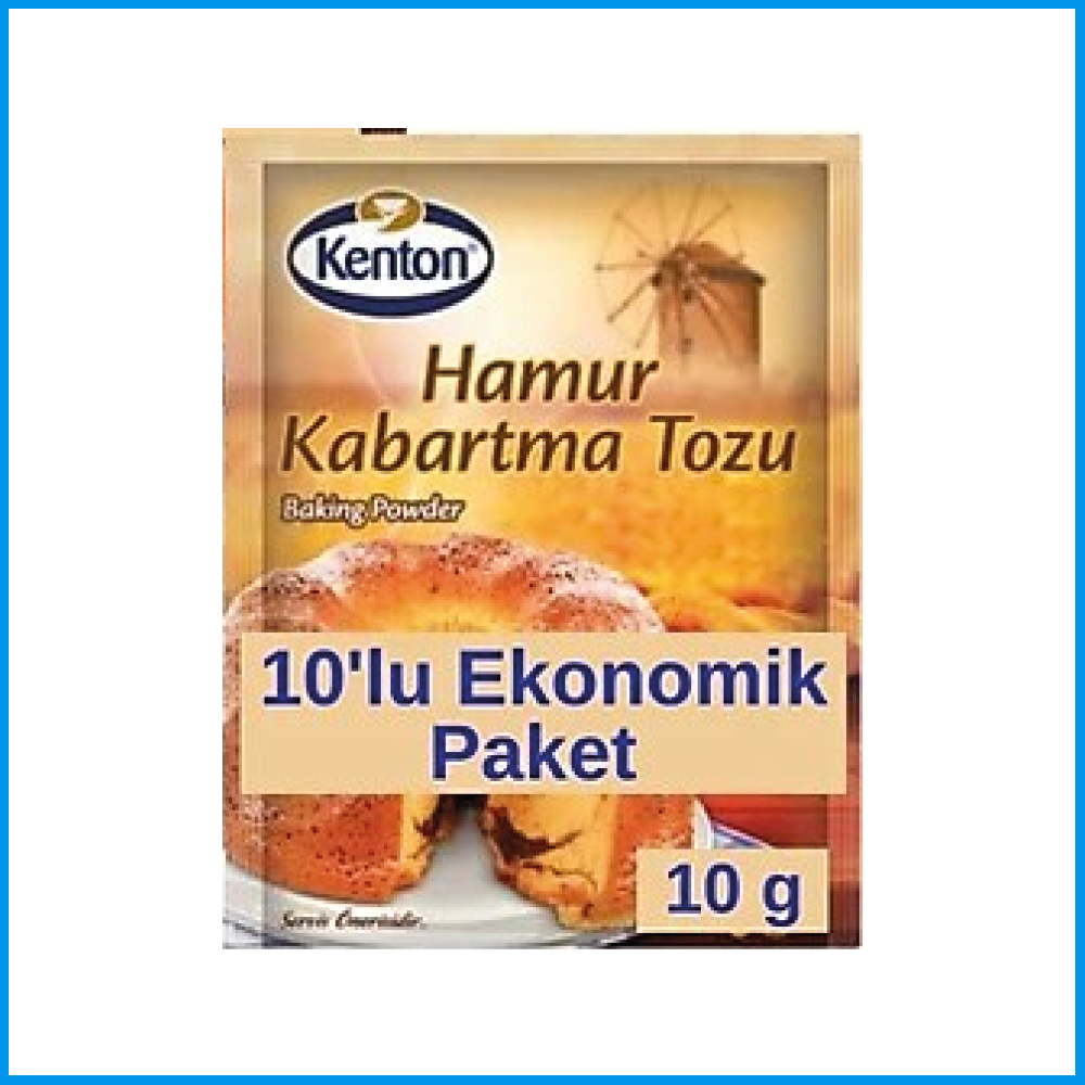 Kenton Hamur Kabartma Toz 10 lu
