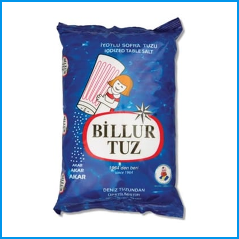 Billur Tuz İyotlu 750 g