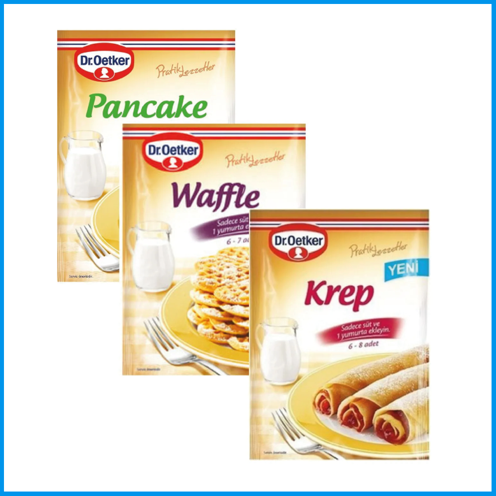 Dr.Oetker Pancake 134 g Waffle 210 g Krep 177