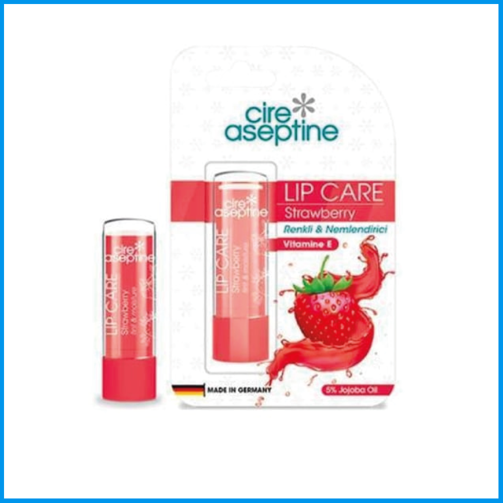Cire Aseptin	Lip Care Strawberry Renkli Dudak Bakım Kremi 4,5 G