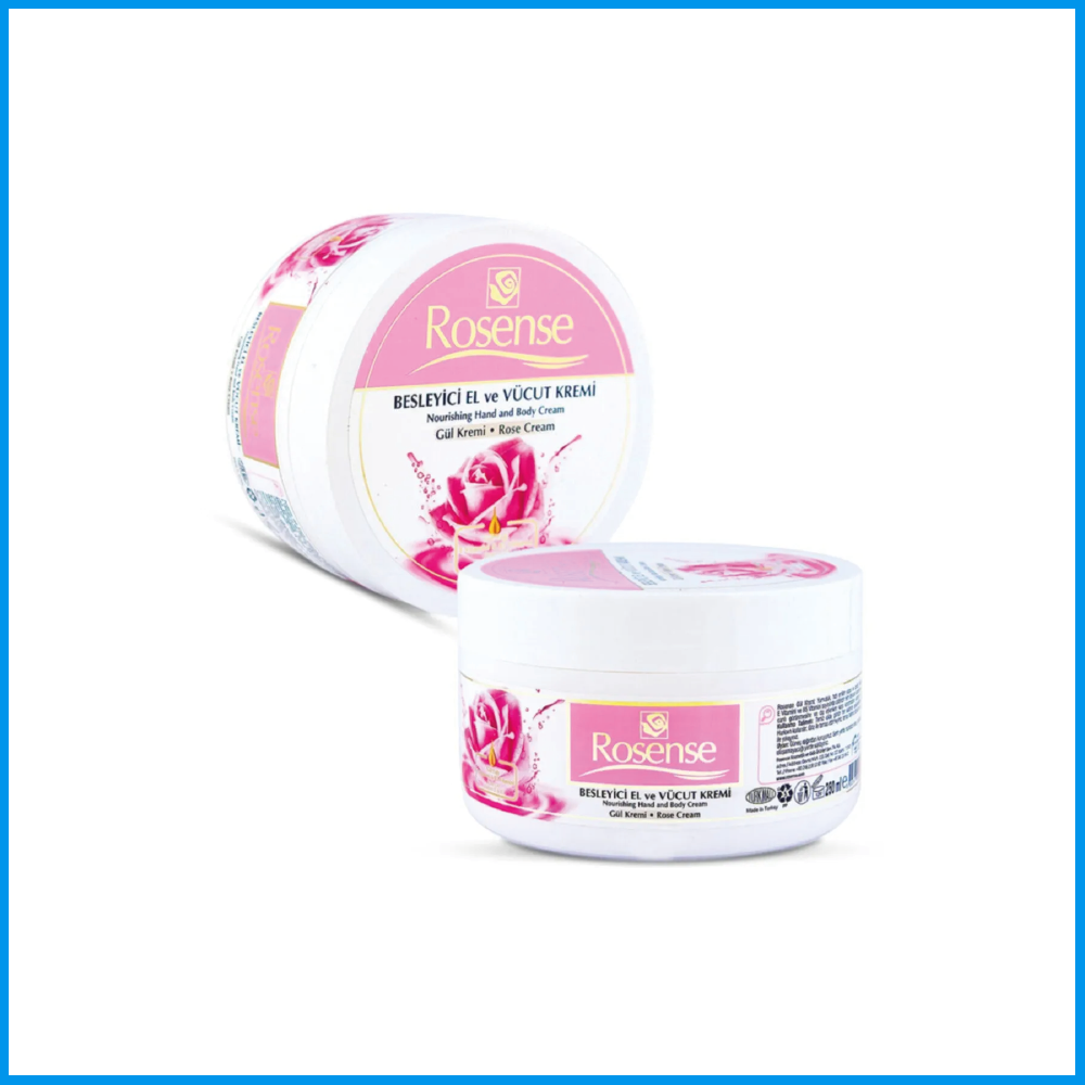 Rosense Besleyici El Ve Vücut Gül Kremi - 250 ml