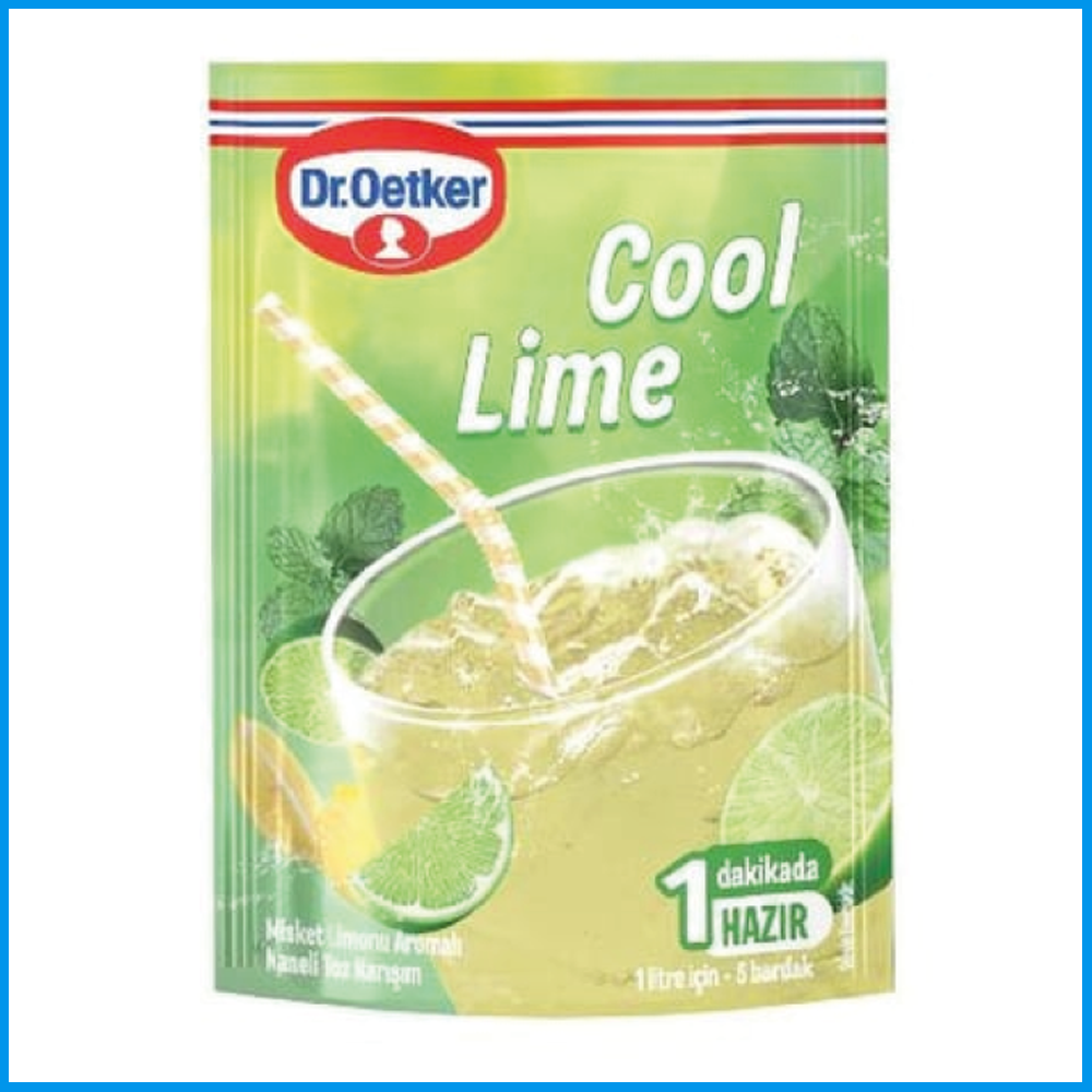 Dr.Oetker Cool Lime Toz İçecek 90 g