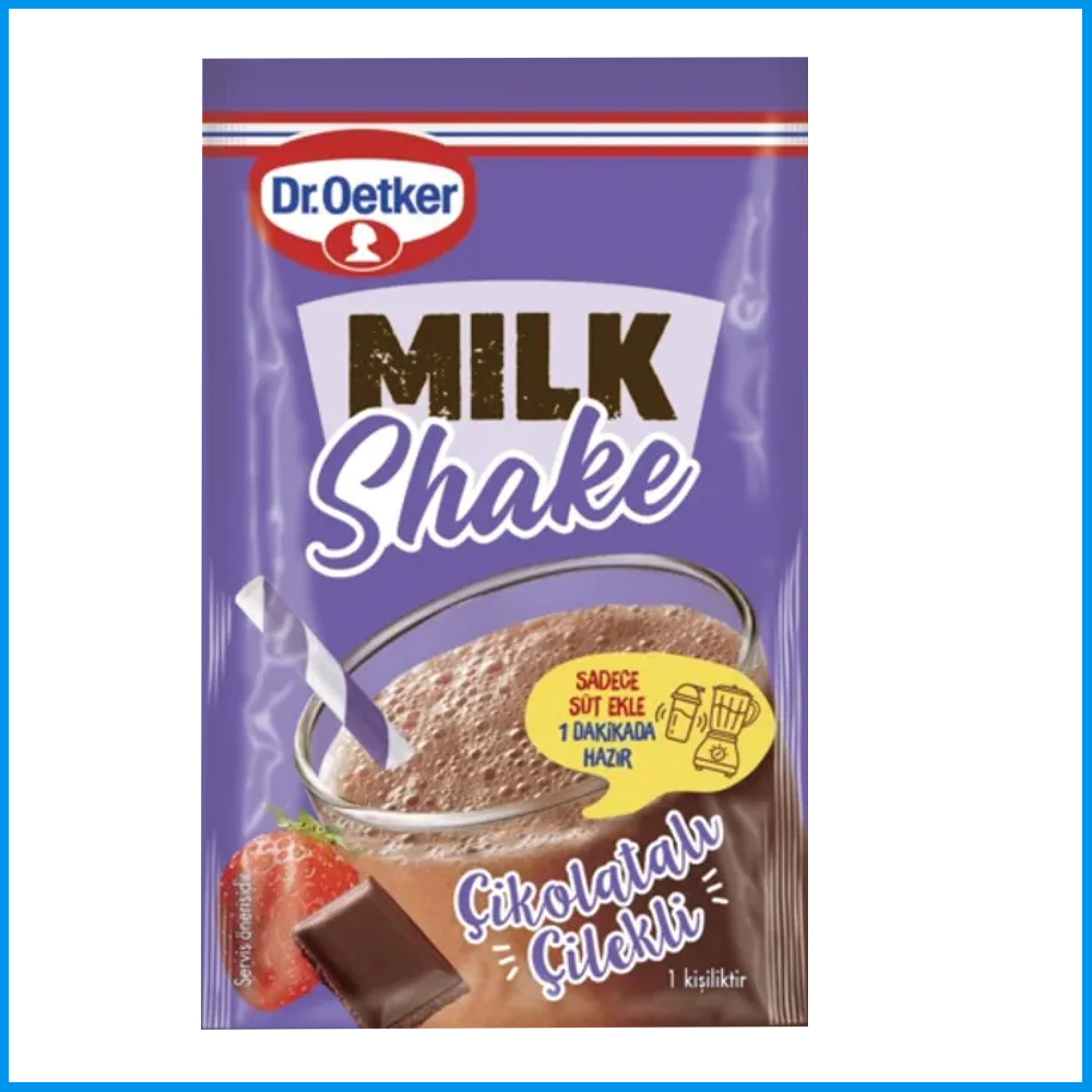 Dr.Oetker Milkshake Çikolata Çilek 24 g