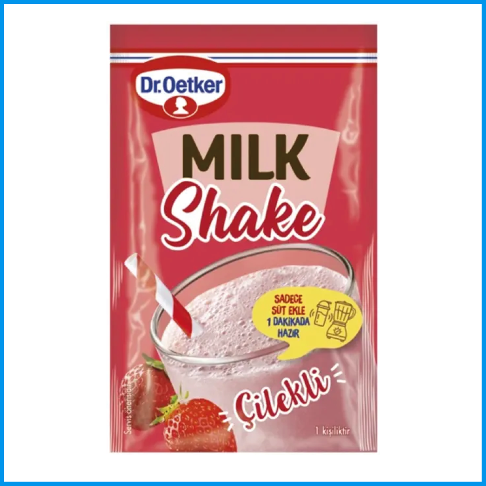 Dr.Oetker Milkshake Çilekli 22 g