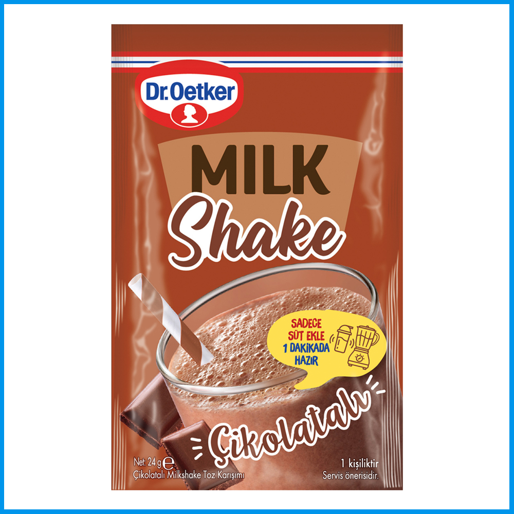 Dr.Oetker Milkshake Çikolatalı 24 g