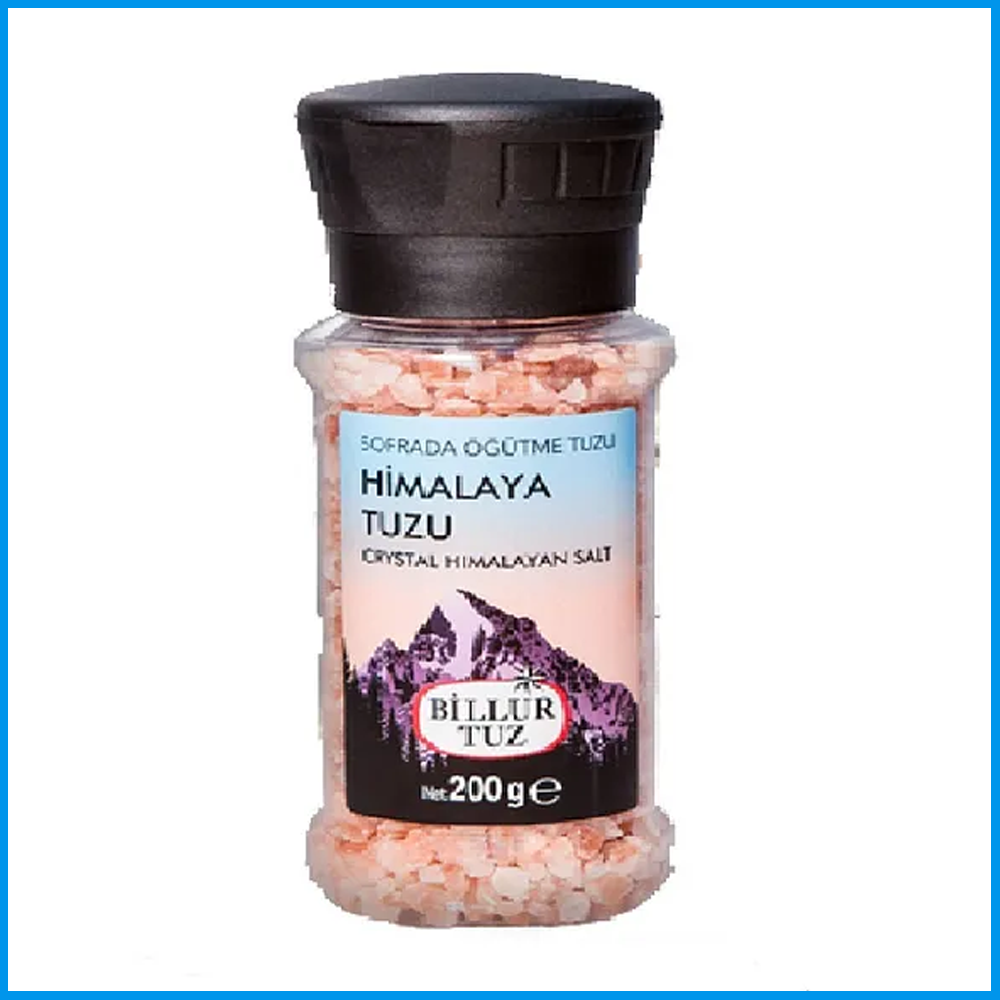 Billur Tuz Himalaya Tuz Sofrada Öğütme 200 g